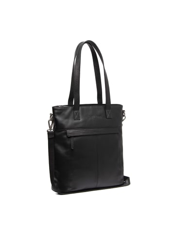 The Chesterfield Brand Nunavik Schultertasche Leder 33 cm Laptopfach in black