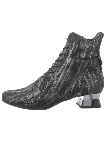 SIMEN Schnürstiefelette in metall