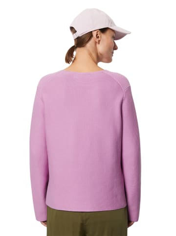 Marc O'Polo V-Neck-Pullover loose in berry lilac