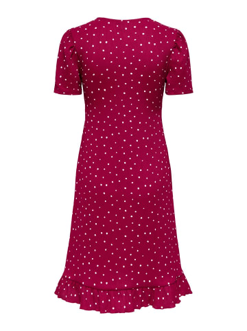 ONLY Kleid in Rio Red