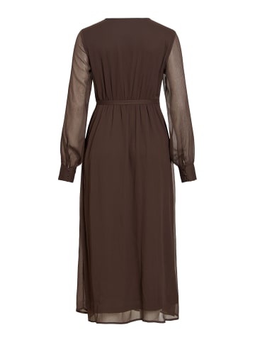 Vila Maxikleid in Coffee Bean1