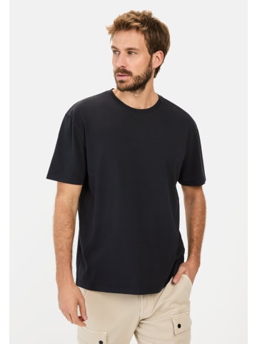 Camel Active Kurzarm T-Shirt mit Print in Dunkelblau