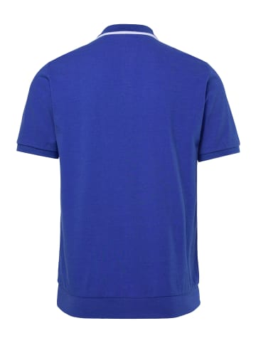 Men Plus Poloshirt in kobaltblau