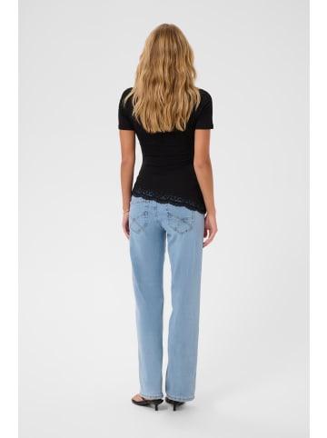 Cream T-shirt CRArmina Slim fit in Pitch Black