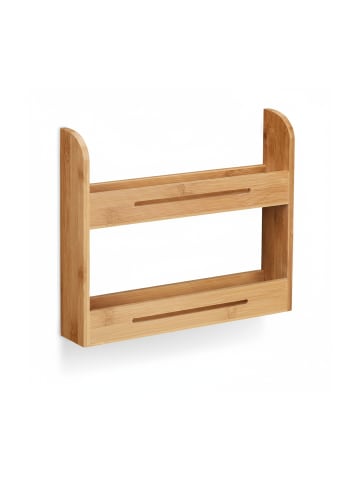 relaxdays Gewürzregal in Natur - (B)31x (H)26 x (T)6 cm