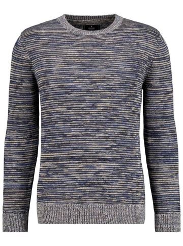 V-Ausschnitt Pullover in blau