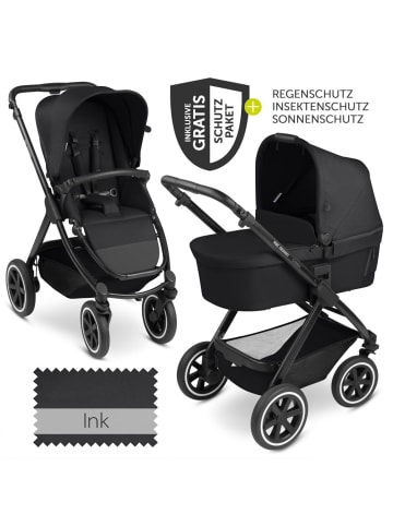 ABC-Design Kombi-Kinderwagen Samba - inkl. Babywanne & Sportsitz in schwarz