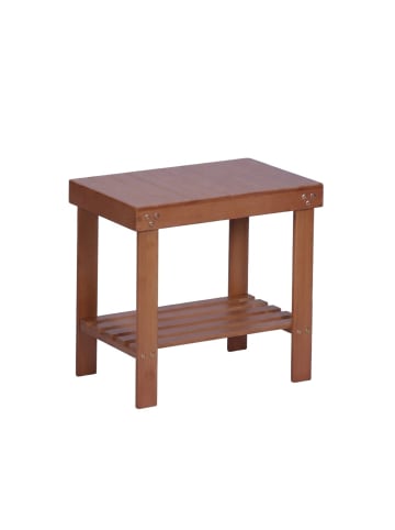 relaxdays Badhocker in Natur - (B)44 x (H)41 x (T)28 cm