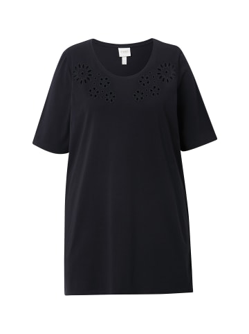 Ulla Popken Longshirt in schwarz