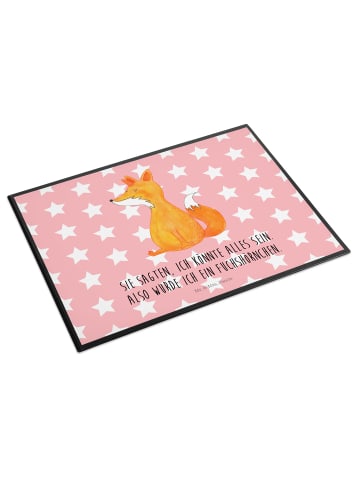 Mr. & Mrs. Panda tischschutz Einhorn Wunsch mit Spruch in Rot Pastell