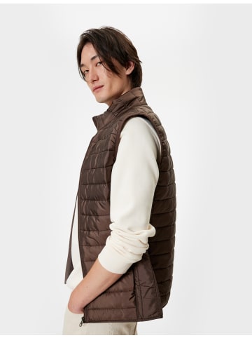 KOTON Weste Anorak in Braun