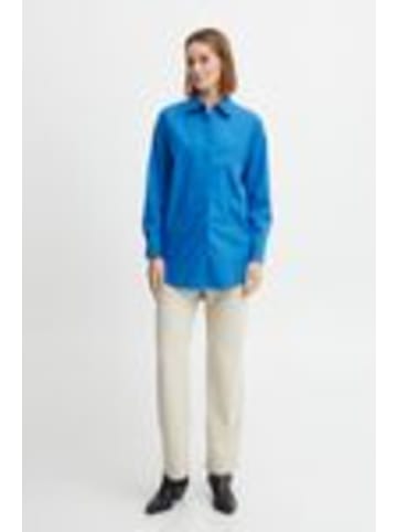 b. young Langarm - Hemd BYGAMZE Loose fit in Strong Blue
