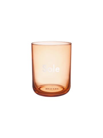 Butlers Glas Sole 350ml COLORATA in Orange