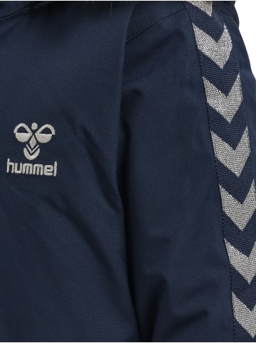 Hummel Hummel Mantel Hmlleaf Mädchen Atmungsaktiv Wasserabweisend Und Windabweisend in BLACK IRIS