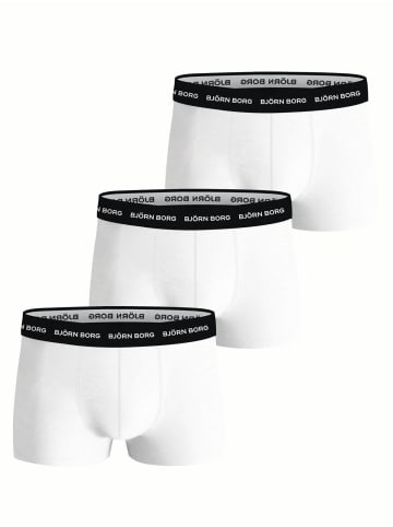 Björn Borg Boxershort 3er Pack in Weiß