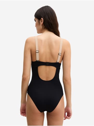 Marc O'Polo Badeanzug Contrast Binding in Black