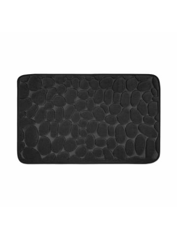 WohnDirect weiche Memoryschaum Badematte LONDON in Schwarz