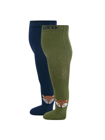 ewers 2er-Set Thermo Strumpfhose 2er Pack Fuchs/Uni in bunt