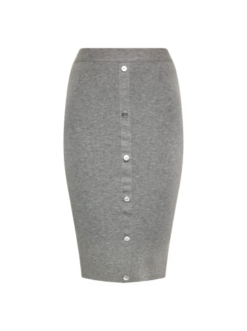 NAEMI Damen Rock in Grau Melange
