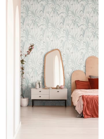 A.S. Création Tapete Botanic Linea in Nebelgrau