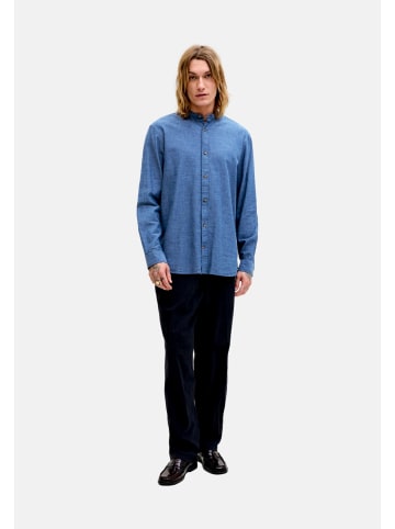 Jack & Jones Hemd 'JJESUMMER LINEN' in dunkelblau