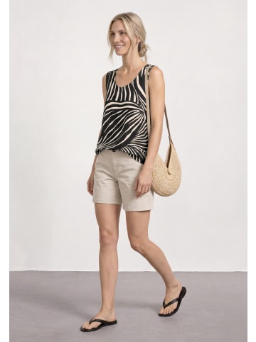 Street One Top in schwarz ecru