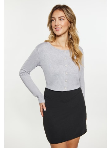 faina Strickjacke in Grau Melange