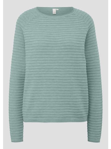 QS Strickpullover in 62W0_ozeangrün