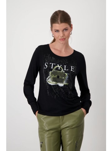 monari Langarmshirt in Schwarz