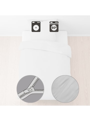 Biberna TENCEL™ Bettwäsche in grau