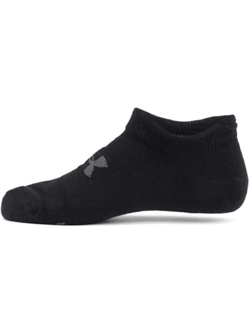 Under Armour Kinder Socken "Ua Yth Essential No Show 6Pk" in Schwarz