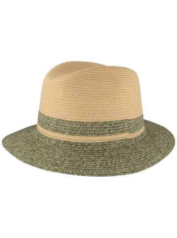 BREITER Strohhut in grün