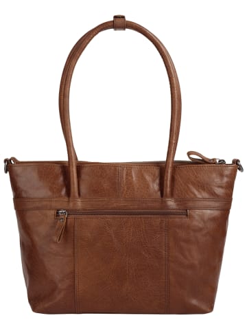 SPIKES & SPARROW Shopper echt Leder in cognac