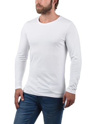 !SOLID Rundhalsshirt SDBasal 21103002ME Langarmshirts im 2er-Pack in Weiß