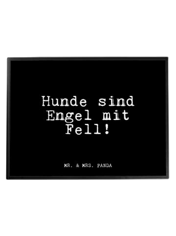 Mr. & Mrs. Panda tischpad Hunde sind Engel mit... mit Spruch in Schwarz