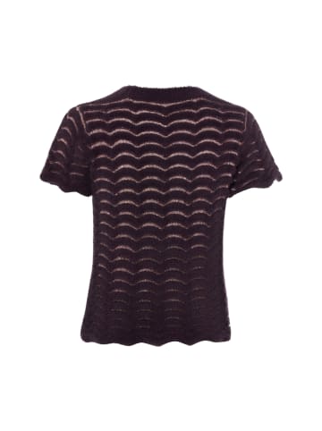 Rich & Royal Strickshirt in aubergine rosa - 0001