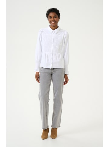 Cream Langarm - Hemd CRAdeline Regular fit in Snow White