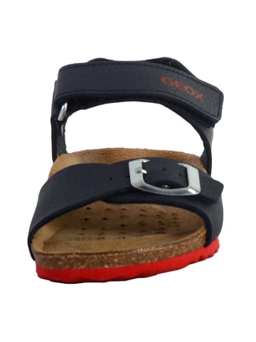 Geox Ledersandale Kind Ghita Blau