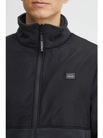11 Project Fleecejacke PRDexton JA 21300934-ME  Fleecejacke mit Eingrifftaschen in stein