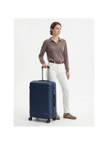 Franky Dallas 3.0 4 Rollen Trolley M 65 cm mit Dehnfalte dark blue