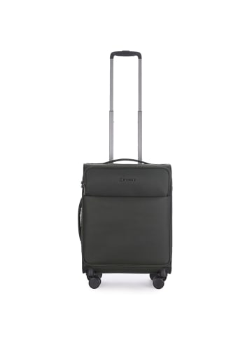 Stratic Stratic Light + 4 Rollen Kabinentrolley 55 cm in dark green