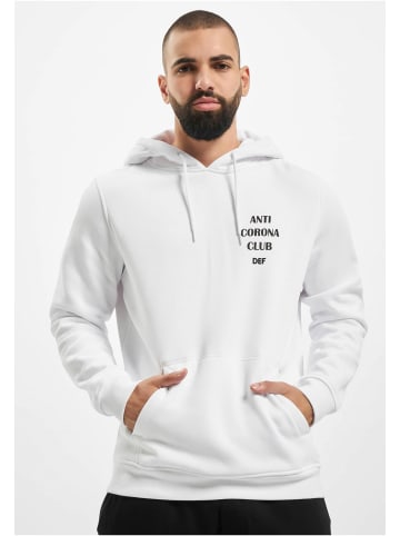 DEF DEF Kapuzenpullover in white