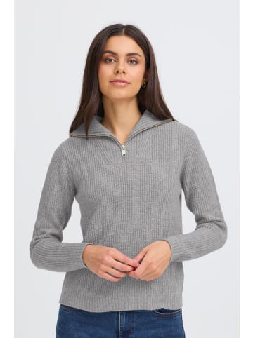 Oxmo Troyer OXBMMOLARA HALFZIP in Grau