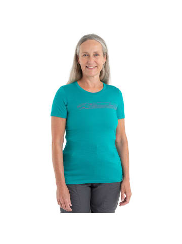 icebreaker Merino T-Shirt Mer Tech Lite II SS T Camping in Grün2056