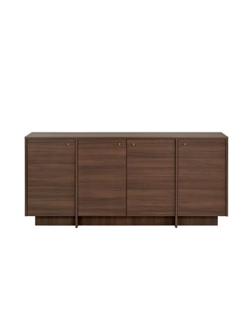 CALICOSY Sideboard KAY in Nussbaum - (W) 180 x (H) 82 x (L) 45 cm
