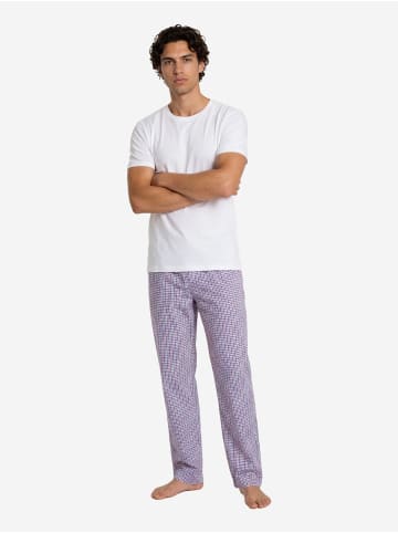 Luca David Pyjamahose Olden Glory Pants in blau+weiss