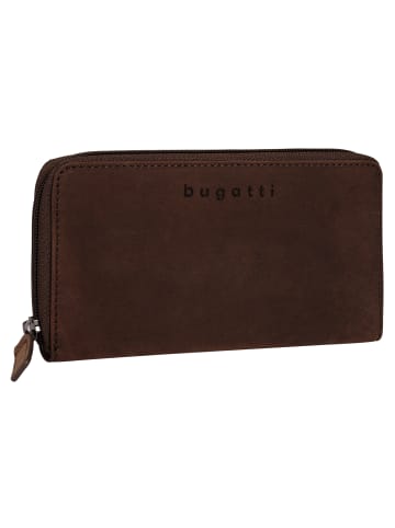 Bugatti Geldbörse LUCA echt Leder in braun