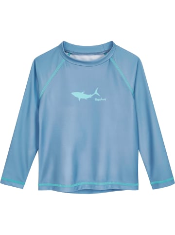 Playshoes UV-Schutz Bade-Shirt 1/1-Arm Hai in blau