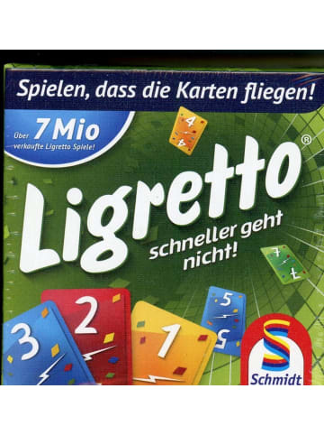 Schmidt Spiele Ligretto grün | Das rasante Kartenspiel für kurzweiligen Spielspaß. Für 2 - 4...