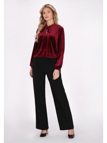 Usha Women Blouse in burgundy